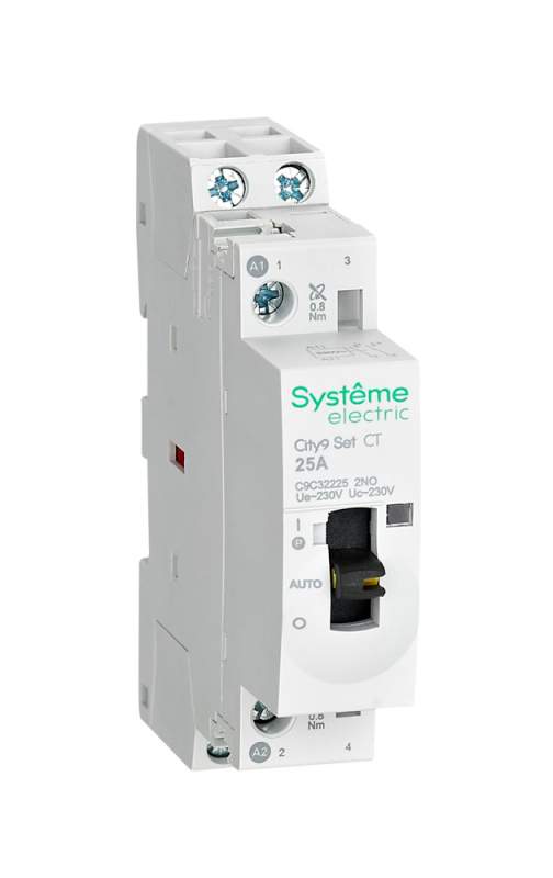 City9 Set Контактор 2P 2НО 25A AC 230В-230В C9C32225  фото | Capital Power - инженерные системы