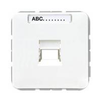 Крышка Jung CD серия слоновая кость для модульных гнезд 569-1WE 569-1WE  фото | Capital Power - инженерные системы