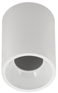 LIGHTING Светильник 4111 накладной потолочный под лампу GU10 белый пластик IEK LT-UPB0-4111-GU10-1-K01  фото | Capital Power - инженерные системы