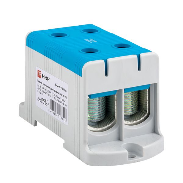 Клемма силовая вводная двойная КСВ 35-150 синяя EKF PROxima KVS2-35-150-BLUE  фото | Capital Power - инженерные системы