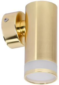 LIGHTING Светильник 4008 накладной настенный под лампу GU10 золото IEK LT-UBB0-4008-GU10-1-K22  фото | Capital Power - инженерные системы
