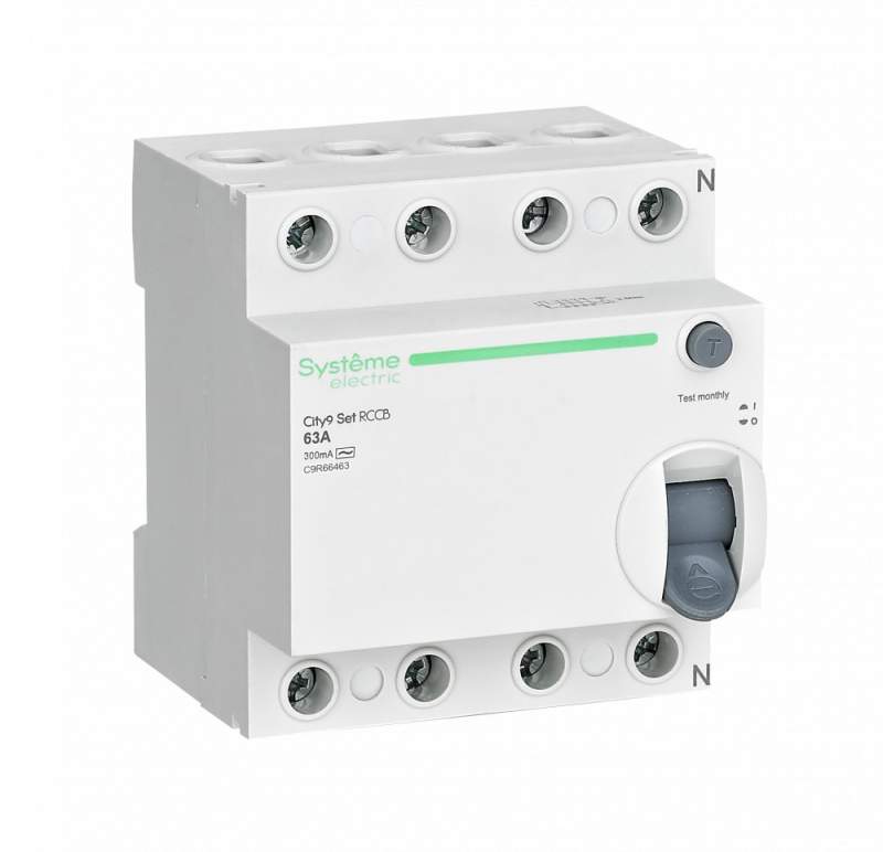 City9 Set ВДТ 63А 4P 300мА Тип-AC 400В C9R66463  фото | Capital Power - инженерные системы