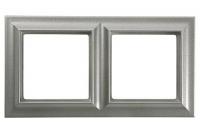 Рамка Jung  ECO Profi Standart Алюминий 2 поста EPS482AL
