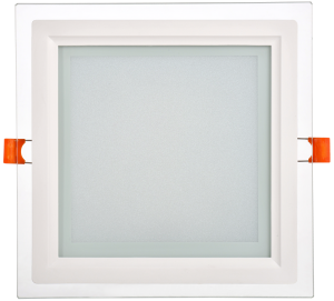 LIGHTING Светильник светодиодный ДВО 1625 со стеклом квадрат 18Вт 4000К IP20 IEK LDVO0-1625-18-4000-K01  фото | Capital Power - инженерные системы