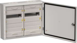 TITAN 5 Корпус металлический ЩРн-48 (2х24) 460х570х140мм IP54 серый (одна дверь) IEK TI5-50-N-2X024-54-7035  фото | Capital Power - инженерные системы