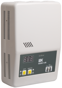 Стабилизатор напряжения настенный серии Ecoline 5 кВА IEK IVS27-1-05000  фото | Capital Power - инженерные системы