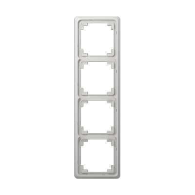 Рамка Jung CD Plus Светло-серый 4 поста CDP584LG CDP584LG  фото | Capital Power - инженерные системы