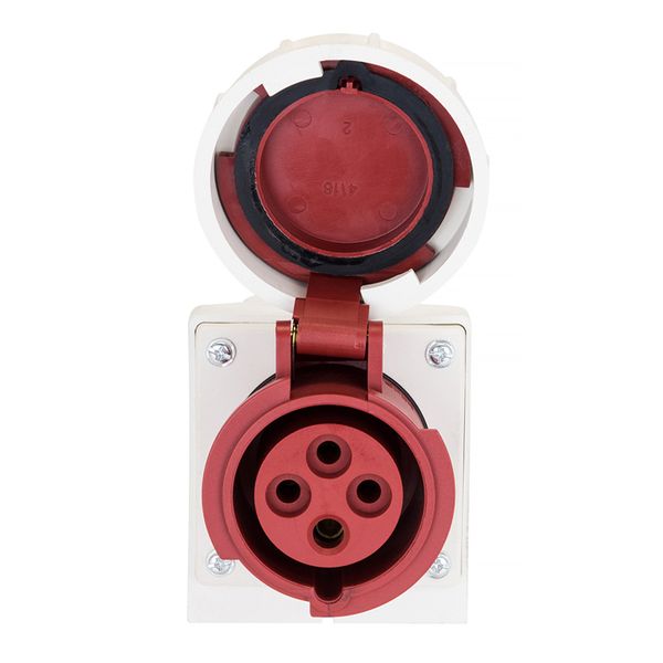 Розетка стационарная наружная 1242 3Р+РЕ 32А 380В IP67 EKF PROxima PS-1242-32-380  фото | Capital Power - инженерные системы