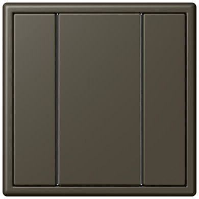 Кнопочный модуль КNX Jung Les Couleurs® Le Corbusier ombre naturelle 31 F 50 с одной парой кнопок LC501TSA32140 LC501TSA32140  фото | Capital Power - инженерные системы