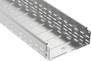 ESCA Лоток перфорированный 100х400х3000 RAL 9016 IEK CLPK10-100-400-3  фото | Capital Power - инженерные системы