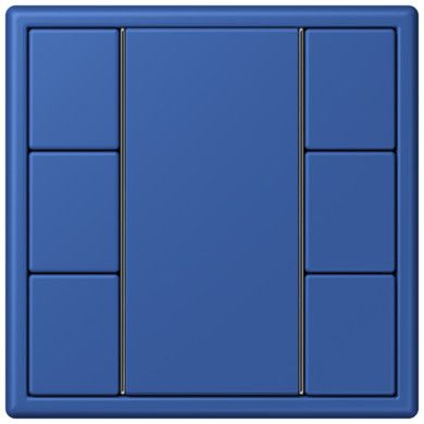 Кнопочный модуль КNX Jung Les Couleurs® Le Corbusier bleu outremer 59 F 50 с тремя парами кнопок LC503TSA4320K LC503TSA4320K  фото | Capital Power - инженерные системы