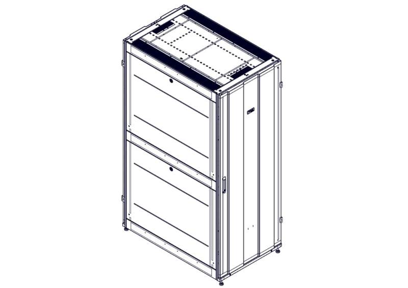 Шкаф Systeme Electric, серия Uniprom, 42U-750/1200, боковые панели 4шт, черный UR3350  фото | Capital Power - инженерные системы