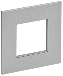 Рамка 1-местная SK-F31S металл серебряный IEK серии SKANDY SK-M12-M-K23  фото | Capital Power - инженерные системы