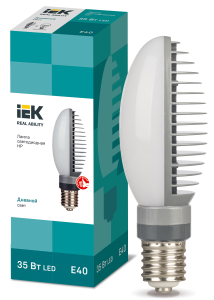 Лампа светодиодная HP 35Вт 120град 230В 5000К E40 поворотный цоколь IEK LLE-HPR-035-230-50-E40  фото | Capital Power - инженерные системы