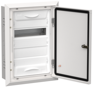 TITAN 5 Корпус металлический ЩРв-24 (1х24) 505х365х130мм IP31 белый (одна дверь) IEK TI5-50-V-024-31  фото | Capital Power - инженерные системы