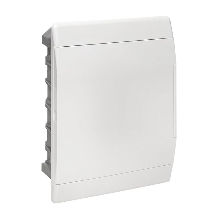 Щит распределительный ЩРВ-П-24 "SlimBox" белая дверца IP41 EKF SB-V-24W  фото | Capital Power - инженерные системы