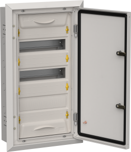 TITAN 5 Корпус металлический ЩРв-36 (1х36) 630х365х130мм IP31 серый (одна дверь) IEK TI5-50-V-036-31-7035  фото | Capital Power - инженерные системы