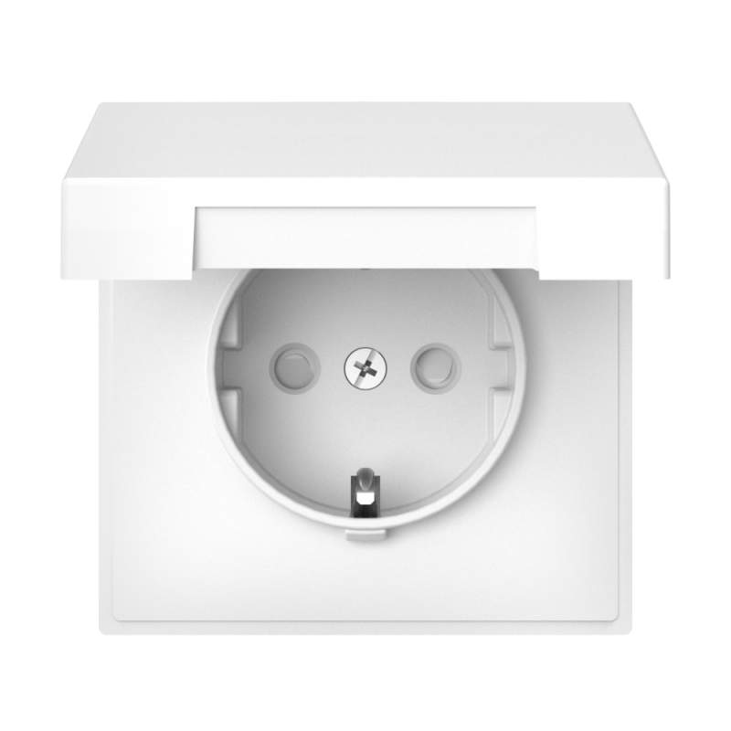 Розетка Systeme Electric серии ArtGallery с заземл. со шторк. с крышкой, 16А, IP20, механизм, ЛОТОС GAL001346  фото | Capital Power - инженерные системы