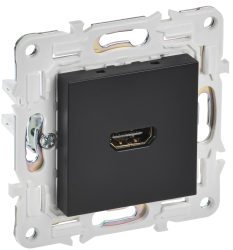 Розетка HDMI SK-H01Bl черный IEK серии SKANDY SK-H10-K02  фото | Capital Power - инженерные системы