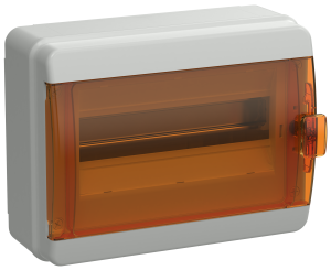 TEKFOR Корпус пластиковый КМПн-12 IP65 оранжевая прозрачная дверь IEK TF5-KP72-N-12-65-K03-K09  фото | Capital Power - инженерные системы