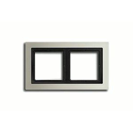 Рамка Jung LS Design Edelstahl 2 поста ESD2982 ESD2982  фото | Capital Power - инженерные системы
