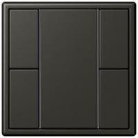 Кнопочный модуль КNX Jung Les Couleurs® Le Corbusier ombre naturelle 59 F 50 с двумя парами кнопок LC502TSA4320R