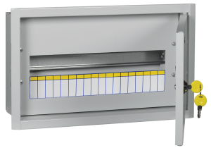 TITAN 3 Корпус металлический ЩРв-18 (265х440х120мм) IP31 IEK MKM14-V-18-30-T  фото | Capital Power - инженерные системы