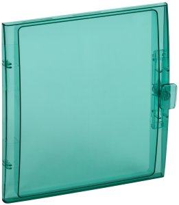TEKFOR Дверца для корпуса пластикового КМПн-24 IP65 зеленая прозрачная IEK TF-KP72D-DV-24-K06  фото | Capital Power - инженерные системы