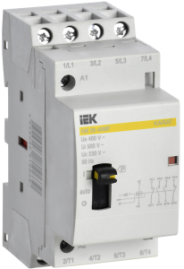Контактор модульный с ручным управлением КМ20-40МР AC KARAT IEK MKK12-20-40  фото | Capital Power - инженерные системы