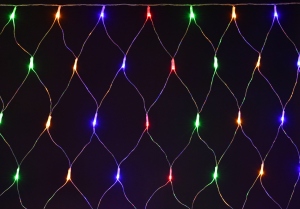 LIGHTING Гирлянда сеть 1,5х1,5м 160 светодиодов RGB IP20 прозрачный шнур 3м 230В контроллер 8 сцен IEK LGDB410-3-160-L1-T-S-44  фото | Capital Power - инженерные системы