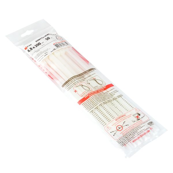 Хомут P6,6 стандартный (б), 4,8x200 (100шт) FlexLock EKF PLC-FL-CTSW-4.8X200  фото | Capital Power - инженерные системы
