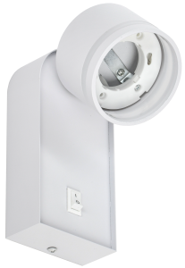 LIGHTING Светильник 4035 накладной настенный под лампу GX53 белый IEK LT-UBB0-4035-GX53-1-K01  фото | Capital Power - инженерные системы