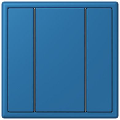 Кнопочный модуль КNX Jung Les Couleurs® Le Corbusier bleu ceruleen 31 F 50 с одной парой кнопок LC501TSA32030 LC501TSA32030  фото | Capital Power - инженерные системы