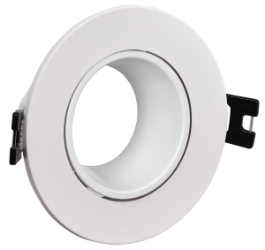 LIGHTING Светильник 4104 встраиваемый под лампу MR16 круг пластиковый белый IEK LT-UVB0-4104-GU05-1-K01  фото | Capital Power - инженерные системы