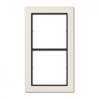 Рамка Jung FD Design Бежевый 2-постовая FD982W FD982W  фото | Capital Power - инженерные системы