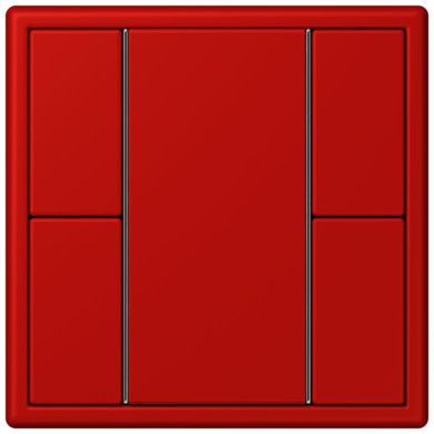 Кнопочный модуль КNX Jung Les Couleurs® Le Corbusier rouge vermillon 31 F 50 с двумя парами кнопок LC502TSA32090 LC502TSA32090  фото | Capital Power - инженерные системы