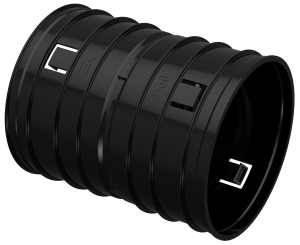ELASTA Муфта соединительная для двустенной трубы d=160мм IEK CTA12D-M160-K02-R  фото | Capital Power - инженерные системы