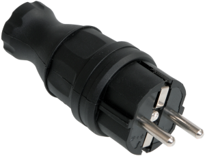 ВБп3-1-0м Вилка прямая ОМЕГА IP44 каучук IEK PKR01-016-2-K02  фото | Capital Power - инженерные системы