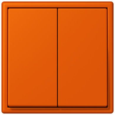 Клавиша Jung Les Couleurs® Le Corbusier orange vif для двухклавишного выключателя LC9954320S LC9954320S  фото | Capital Power - инженерные системы
