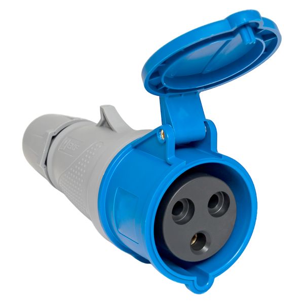 Розетка переносная 223 2P+PE 32А 220В IP44 EKF PROXIMA PS-223-32-220-PRO  фото | Capital Power - инженерные системы