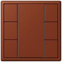 Кнопочный модуль КNX Jung Les Couleurs® Le Corbusier terre sienne brulee 59 F 50 с тремя парами кнопок LC503TSA4320D