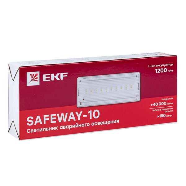 Светильник аварийного освещения SAFEWAY-10 LED EKF Proxima dpa-201  фото | Capital Power - инженерные системы