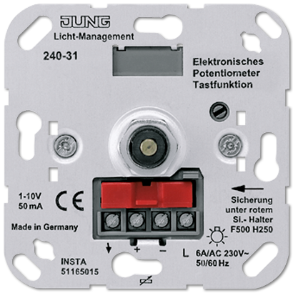 Потенциометр Jung SL серия 240-31 240-31  фото | Capital Power - инженерные системы