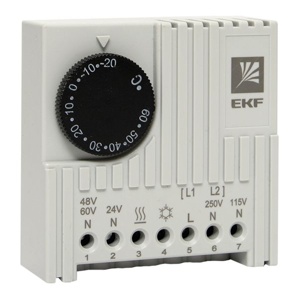Термостат NO/NC (охлаждение/обогрев) на DIN-рейку 5-10A 230В IP20 EKF PROxima THERMO-NO-NC-DIN  фото | Capital Power - инженерные системы