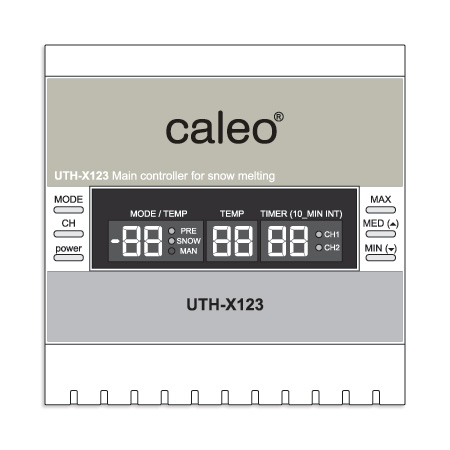 Метеостанция двухканальная Caleo UTH-X123ST для систем обогрева кровли и площадок UTH-X123ST  фото | Capital Power - инженерные системы