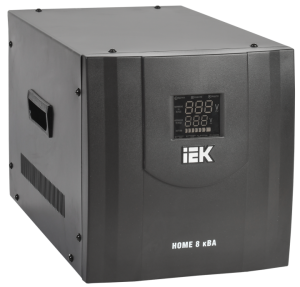 Стабилизатор напряжения серии HOME 8 кВА (СНР1-0-8) IEK IVS20-1-08000  фото | Capital Power - инженерные системы