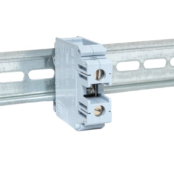 Клеммная колодка винтовая 35 UT серая SCR-UT-35-G  фото | Capital Power - инженерные системы
