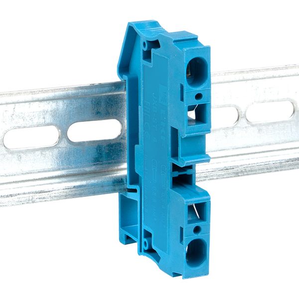 Колодка клеммная пружинная JXB-ST-4 41А синяя EKF PROxima PLC-JXB-ST-4-BLUE  фото | Capital Power - инженерные системы
