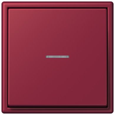Клавиша Jung Les Couleurs® Le Corbusier le rubis для выключателя/кнопки с окошком для подсветки LC990KO54320M LC990KO54320M  фото | Capital Power - инженерные системы