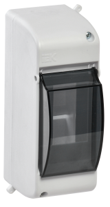 KREPTA 3 Корпус пластиковый КМПн 2/2 IP30 белый IEK MKP42-N-02-30-20  фото | Capital Power - инженерные системы